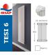 Radiatore Irsap Tesi int.ghisa 6 colonne bianco H 88,5 cm