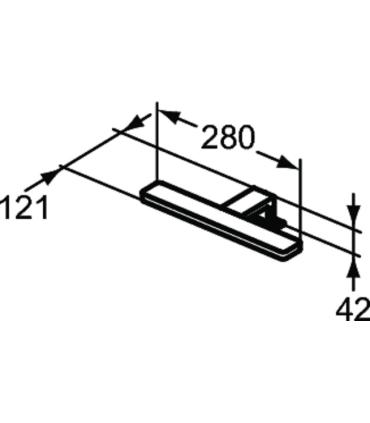 Lampada LED per specchio Ideal Standard T3190AA