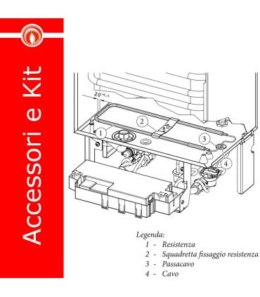 Antifreeze resistance kit for Caesar Immergas water heater item 3.014113