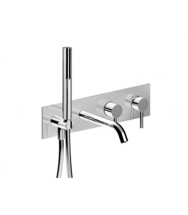 Fantini Nostromo series stainless steel built-in shower mixer