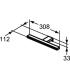 Lampada a LED PDR per specchio Ideal Standard