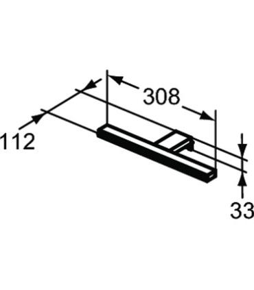 T322967 LED LAMP 608 X MIRROR