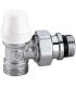 Angled lockshield valve 23 p1,5 Caleffi, for copper