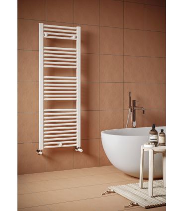 Irsap Ares bathroom heated towel rail, lateral connections