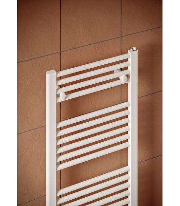 Irsap Ares bathroom heated towel rail, lateral connections