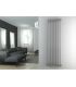 Radiator singland column, Cordivari, collection Giada, stainless steel satin