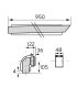 Kit coaxial discharge, with ending part windscreen Vaillant 303845