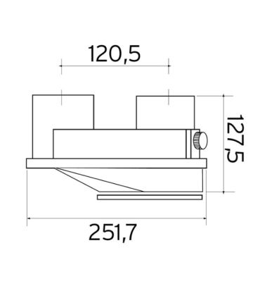 Kit episse' reconduir  fumees standard, diametre 80/80 pour turboMAG Vaillant 303847