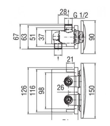 Sistema d'arresto Pratiko, cromo Nobili AV30910 art.AV30910CR