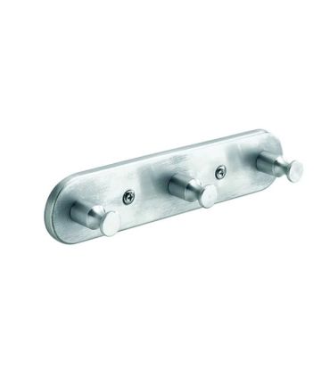 Clothes hook INDA stainless steel brushed