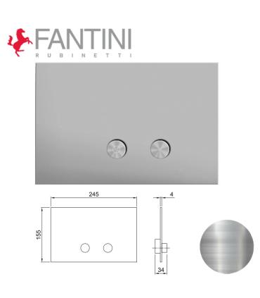 Plaque 2 boutons pour reservoir wc Fantini