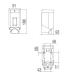 Soap dispenser INDA wall hung 9x9x19 ABS transparent AV1120