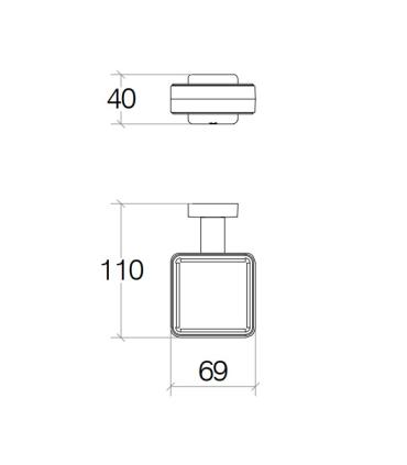 Support for Lineabeta accessories Dado series art.61201