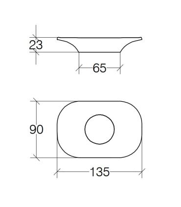 Lineabeta Saon 3902 standing soap holder