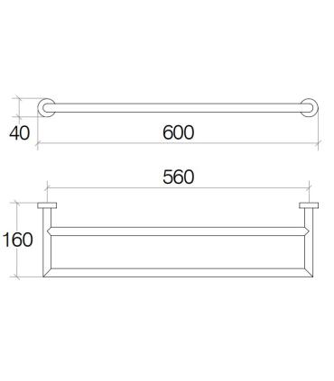 Lineabeta Baketo 5214 porta salviette Dop.600