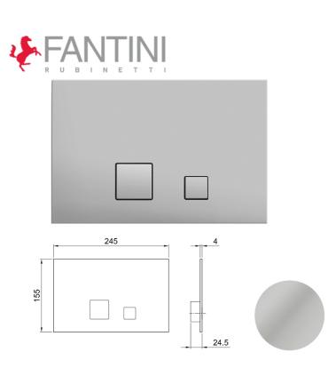 Flush plate with 2 buttons for cistern wc Fantini