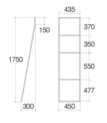 Lineabeta Grela towel ladder art.5118