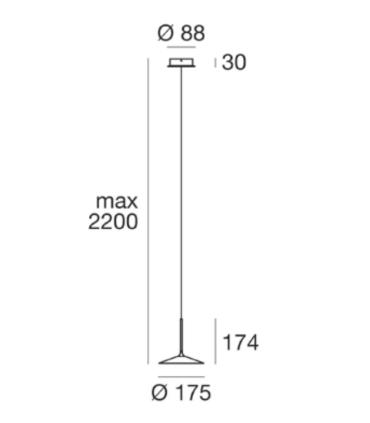 Lampada a soffitto Lineabeta serie Ciari 5730