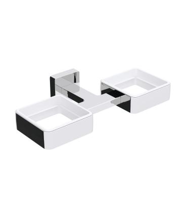 Supporto doppio per accessori Lineabeta serie Dado art.61202