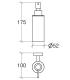 Lineabeta Wall Mount Soap Dispenser Baketo Series 5217
