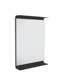 Miroir avec lumière LED et étagère Lineabeta série Curva '5689