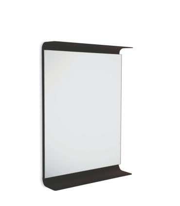 Mirror with LED light and Lineabeta shelf series Curva '5689