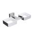 Supporto doppio per accessori Lineabeta serie Dado art.61202