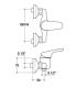 Miscelatore esterno doccia Ideal Standard Ceraplan art.B1121AA