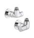 coppia valvole doppia squadra HIGH STYLE Caleffi, destra 4003