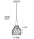 Lineabeta ceiling lamp series Ciari 5731