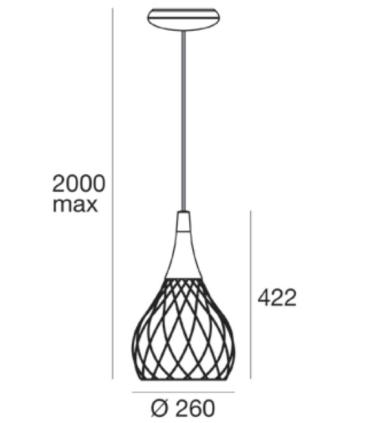 Lineabeta ceiling lamp series Ciari 5731