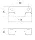 Lineabeta double hanger Saeta 51813