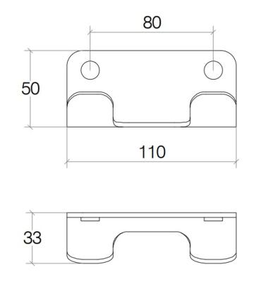 Lineabeta double hanger Saeta 51813