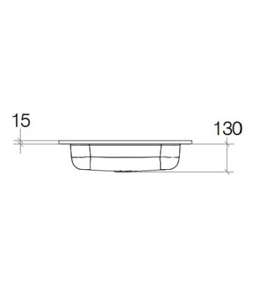 Lavabo consolle per mobile Lineabeta Grela 1 foro