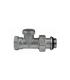 Angled lockshield valve Honeywell for iron art.V340D015