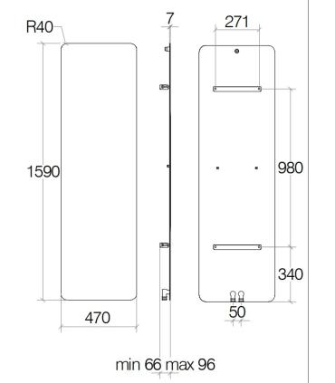 Lineabeta Caligo water radiator