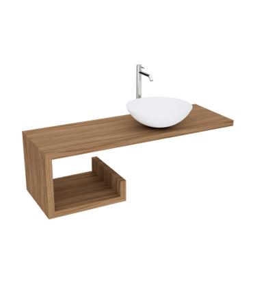 Gobba left top for washbasin with Lineabeta De Sora exposed brackets