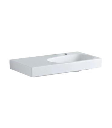 Geberit Citterio SX asymmetrical countertop or wall-hung washbasin