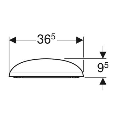 Toilet seat Geberit Citterio 500.540.01.1