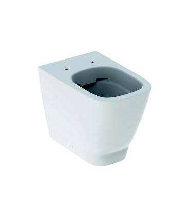 Wc a pavimento filo parete Geberit Smyle Square rimfree