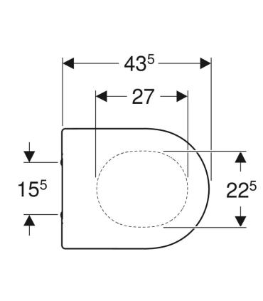 Geberit toilet seat Acanto series