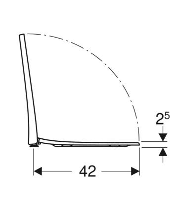 Geberit toilet seat Acanto series