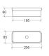 Lid box, Lineabeta, Curva 'Series, Model 5148, melamine