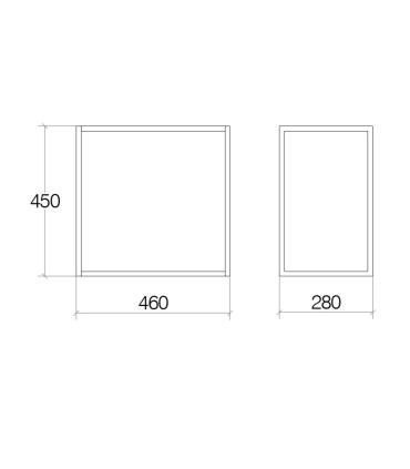 Frame for Lineabeta suspended base Grela series