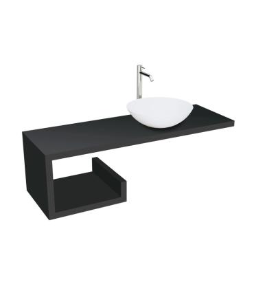 Gobba left top for washbasin with Lineabeta De Sora exposed brackets