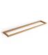 Linear towel holder Lineabeta Bamboo collection