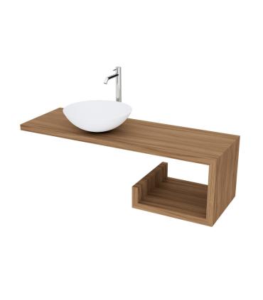 Hump right top for washbasin with Lineabeta De Sora exposed brackets