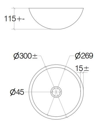 Vasque à poser en verre Lineabeta Acquaio