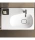 Geberit Citterio SX asymmetrical countertop or wall-hung washbasin