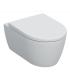 Wall-hung toilet Geberit Icon new rimfree with slim seat